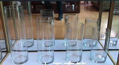 wholesale clear Cylinder Glass Vase For Home Decoration