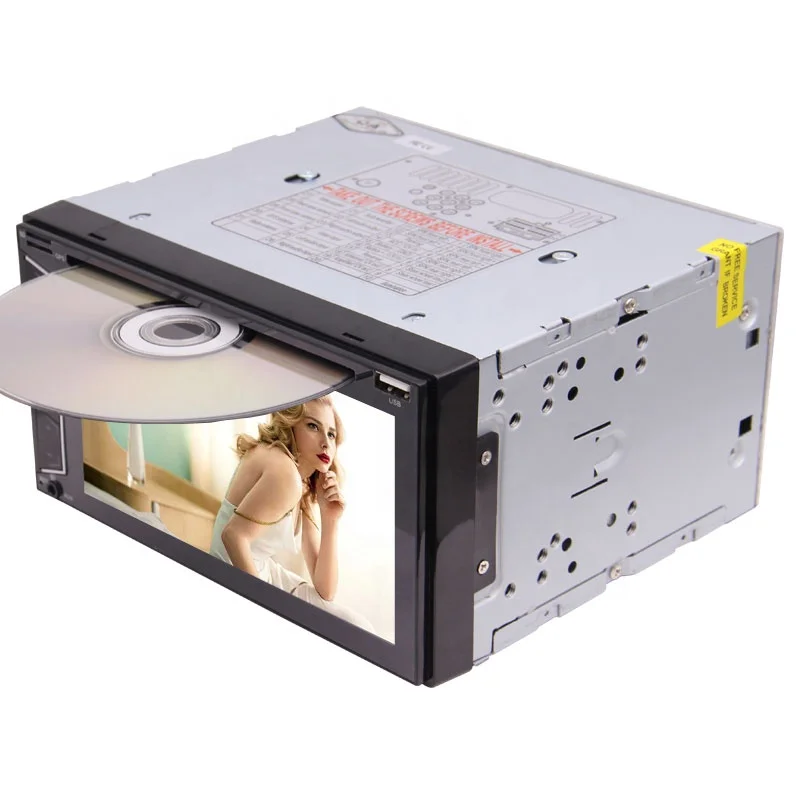  Заводская 6 2 дюймовая универсальная двойная Автомагнитола Din GPS стерео DVD-плеер с входом Aux/Cam