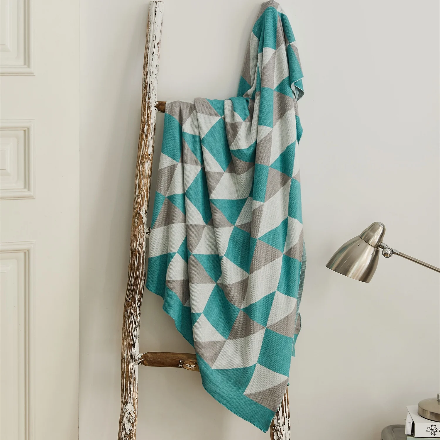 Soft Cool 100% Bamboo Fiber Knitted Throw Blanket for Home Sofa Decoration Warm Travel Summer Spring KLS