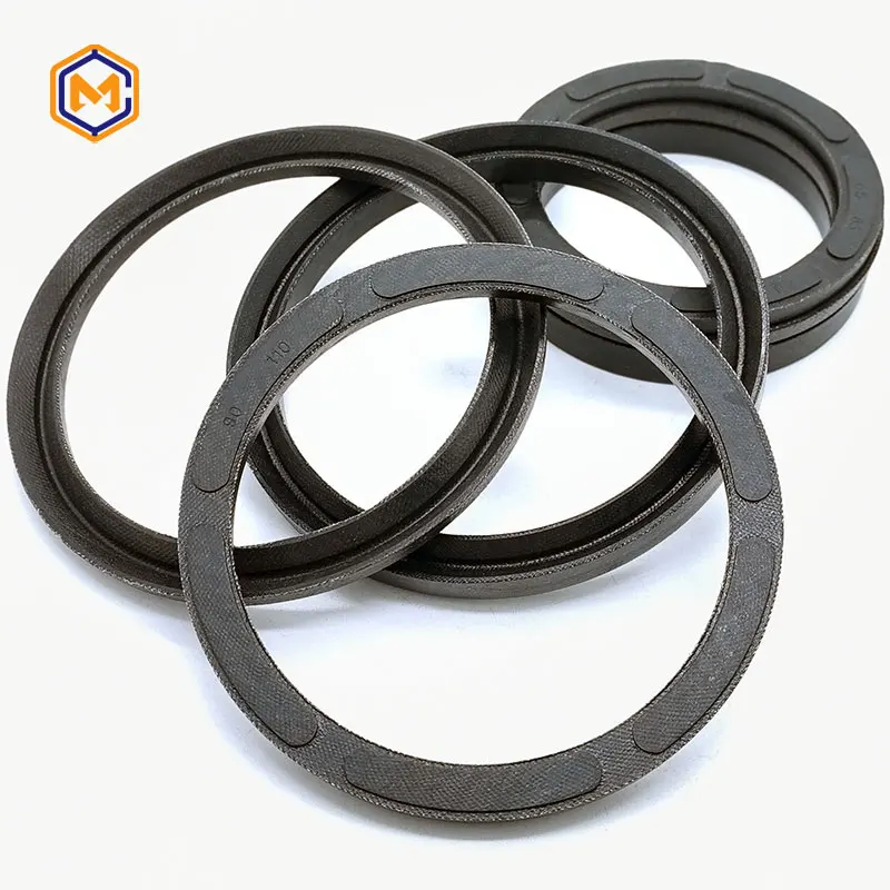 Fabric rubber V packing set chevron packing  seal for Pumps and Valves use