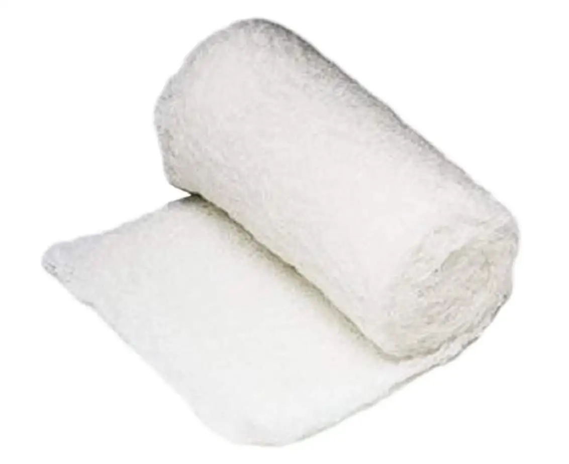 100% Cotton Bleached Gauze Roll White absorbent 1000g steril guze cotton roll
