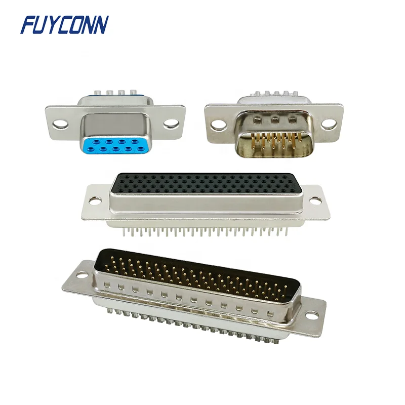 Высокая плотность чашки припоя 50pin 62pin 78pin HD D-SUB разъем, прямые PCB женский/Мужской 9P 15P 25P 37P 50P D-SUB разъем