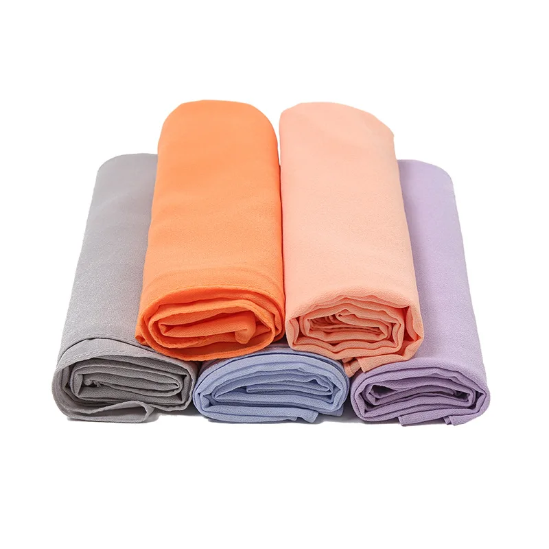 Luxurious Hot Sale Soft Long Shawl Wraps Head Scarves Cheap Women Ethnic Muslim hijabs Plain chiffon Scarf