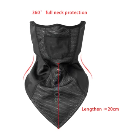 ROCKBROS Cycling fleece Mask Winter Windproof Keep Warm Breathable Facemask Earmuff Lengthen Mouth Face outdoor cycling maskes