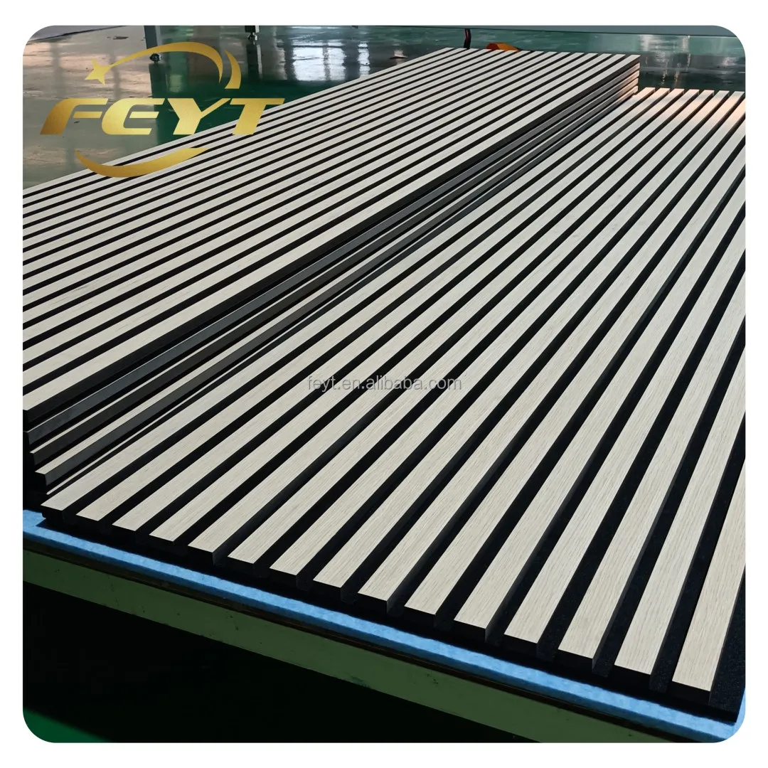 Easy to Install Ceiling Panels Wood Based Panels Machinery Wood Slats Acoustic Wall Panels