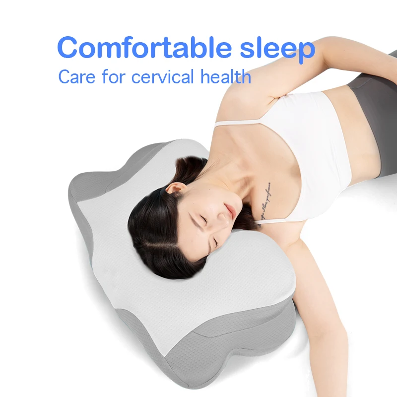 Orthopedic Neck Massage Polyurethane Patent Shape Memory Foam Hollow Pillow