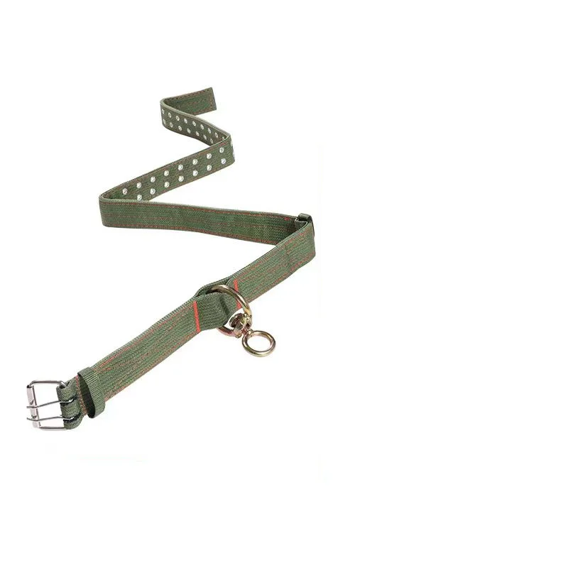 Farm Cow Collar Canvas Calf Collar Neck Strap Adjustable Buckle Livestock Traction Necklace