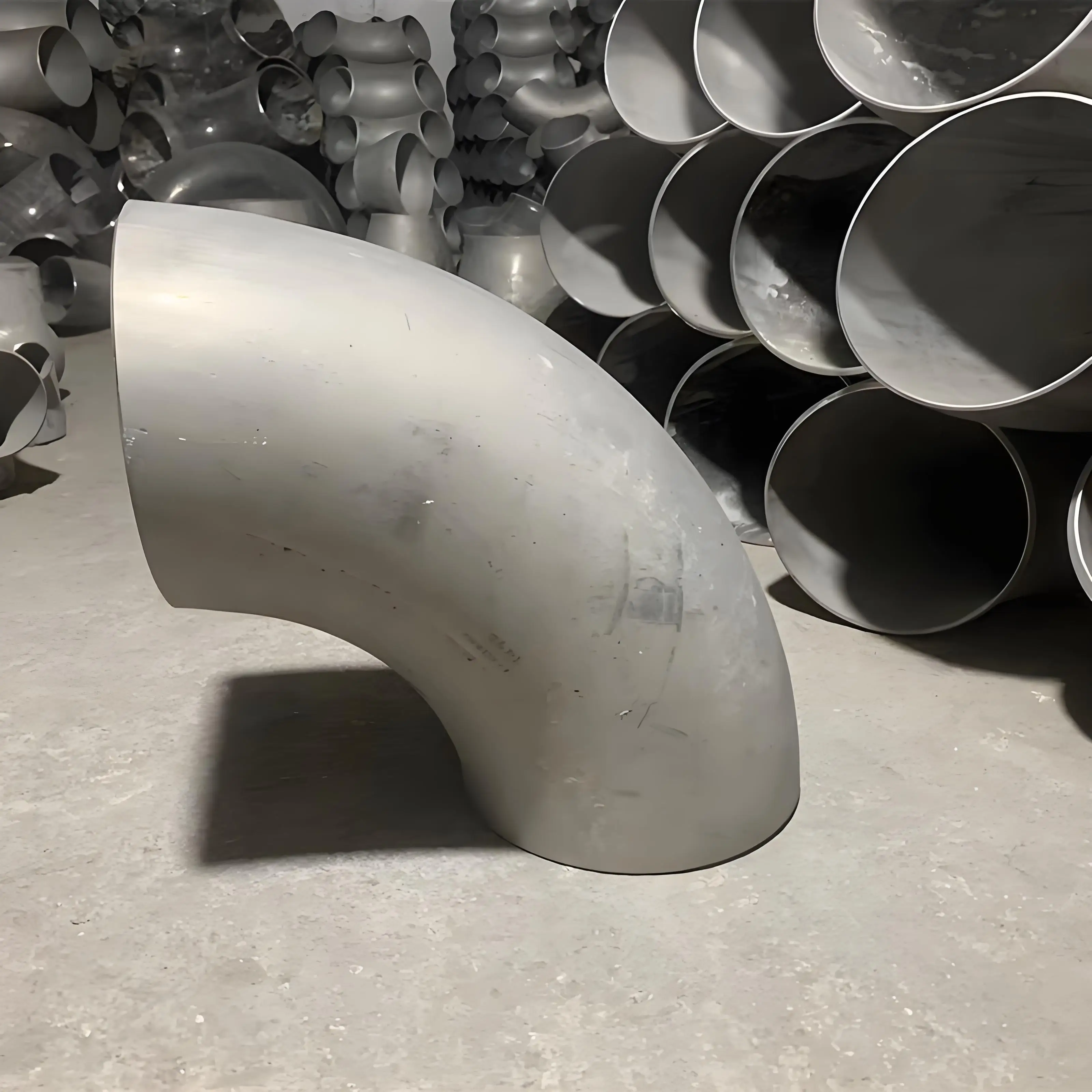 1 2 4 Inch 304 Stainless Steel 15 30 45 60 90 135 180 Degree Industrial Welding Elbow Pipe Fitting