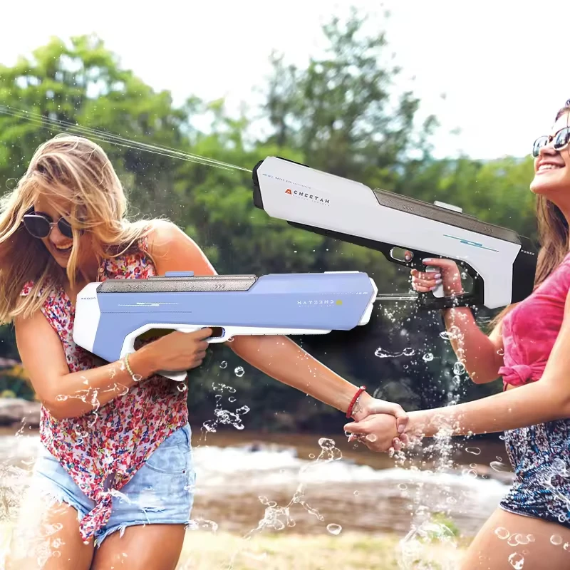 Hot Large-capacity Powerful Gun Electric Automatic Water Squirt Guns Summer Pool Automatic Suction Water Squirt Gun Toy