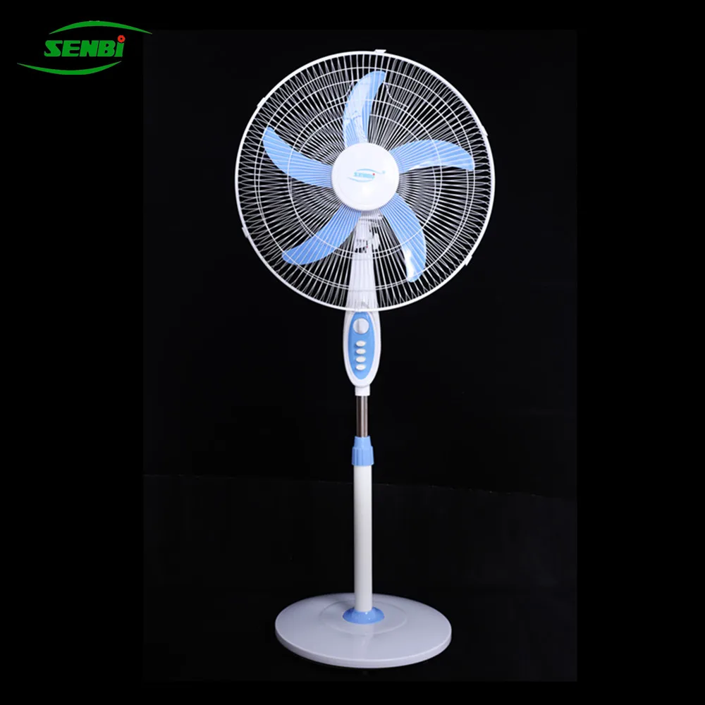 Wholesale price solar pedestal fan DC12V stand fan with 60 minutes timer 16 inch 18 inch USB DC stand fan