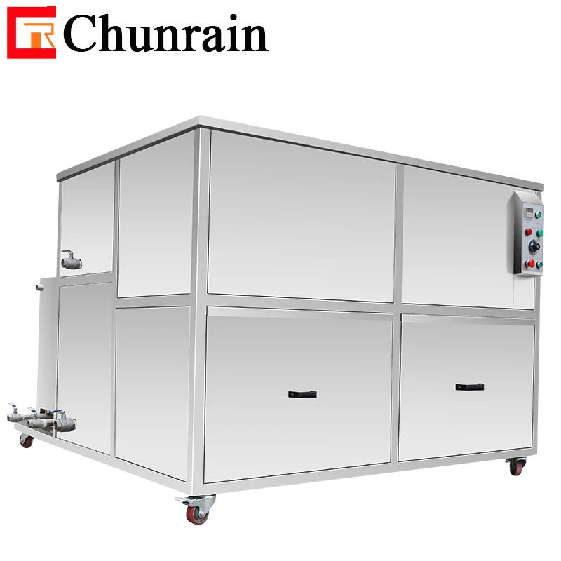 Big ultrasonic washing machine with filtering system for car spare parts diesel engine cylinder block head cleaner CR-1108G 540L