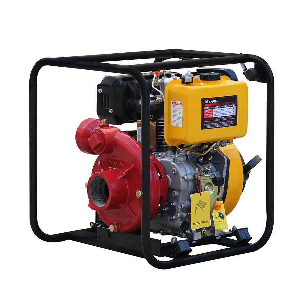 3 Inch High Pressure Cast Iron diesel Water Pump Set Electric Start
