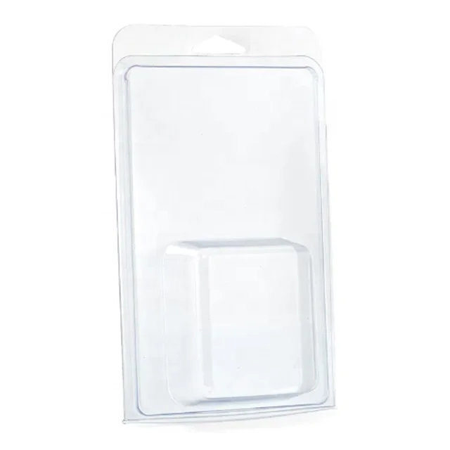 Clear Plastic Customized Clamshell Blister Packaging Card 2 Pack Blister Box
