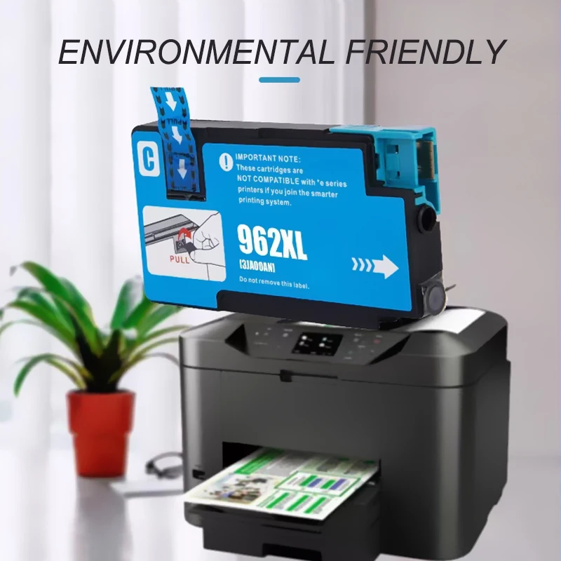 962XL 966XL 962 966 XL Восстановленный цветной струйный картридж для HP962 HP OfficeJet Pro 9015 9020