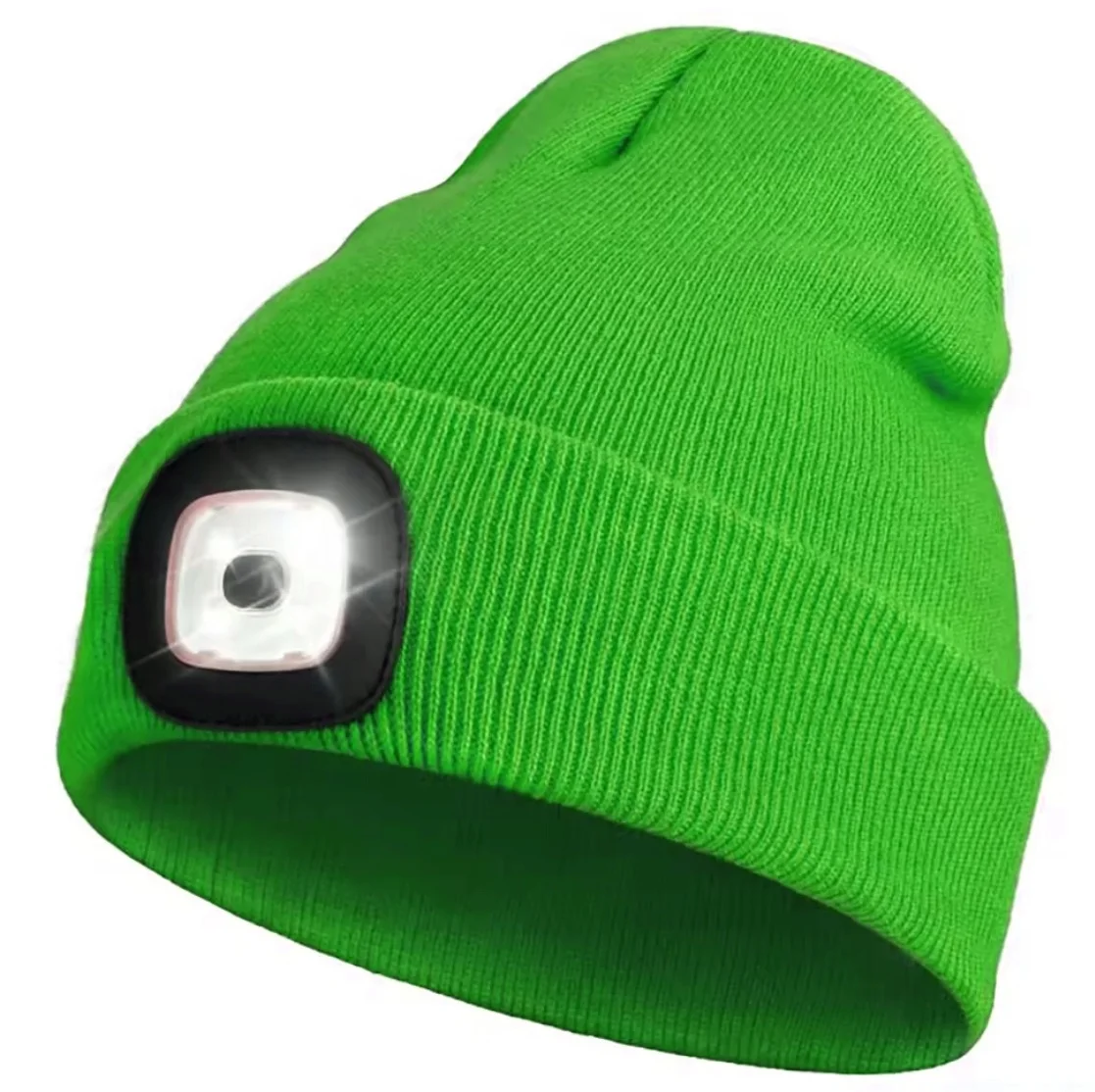 Christmas Gift Winter Warm Christmas hat for Children Women LED Light Up Beanie Hat