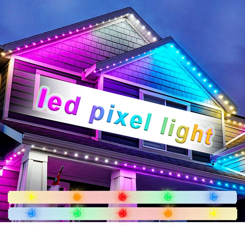 gouly Manufacturer Wholesale Rgb + White 3500K  4100K with Tracks Hotel Holiday Time Christmas Point Led Pixel Lights