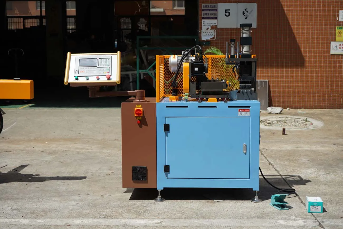 Double Work Position Automatic Hydraulic Copper Aluminum Round Pipe Tube End Forming Machine