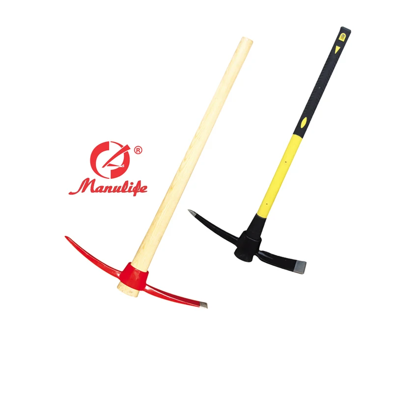 110  Industrial Manulife Hand Pick axe with Fiberglass Handle Agriculture Garden Farming Pickaxe