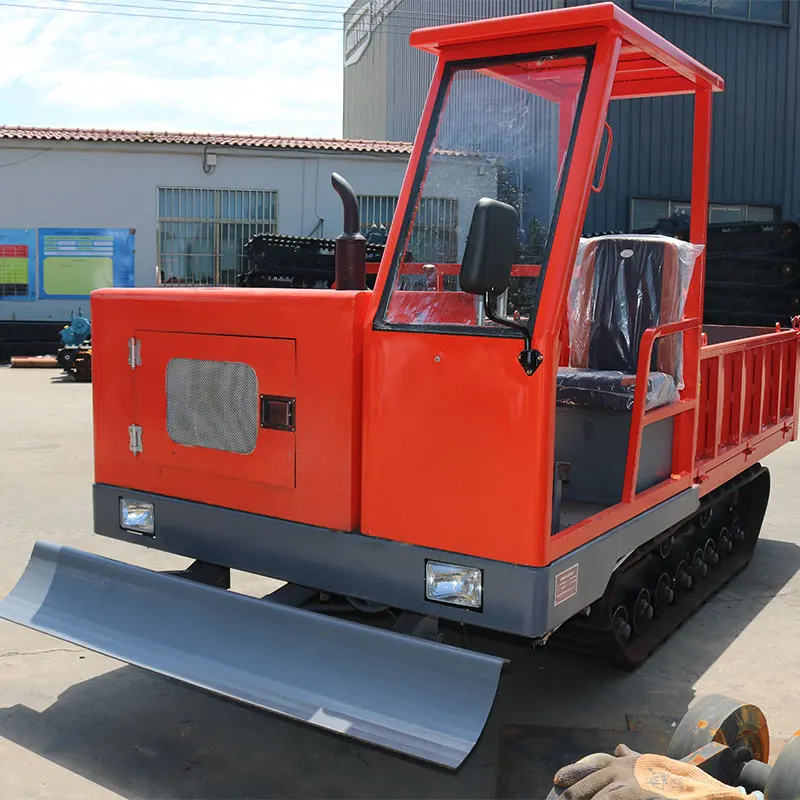 3.5 ton crawler dumper carrier with Bulldozer
