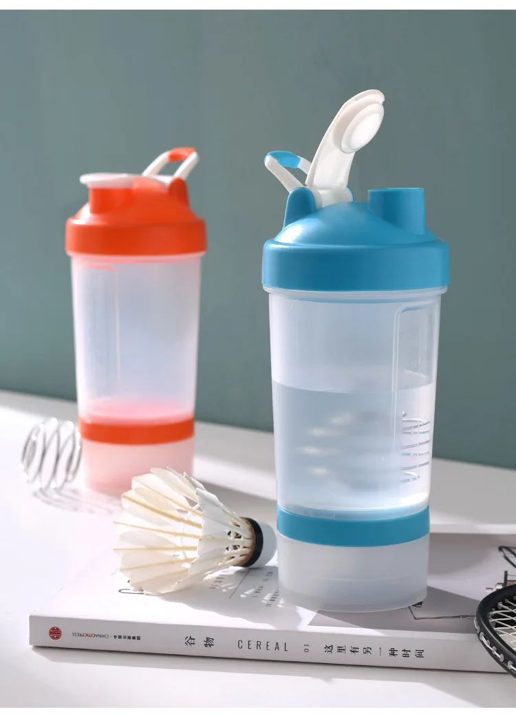 100% Leak Proof New herba life Nutrition Protein Shaker Bottle Non-Toxic 2 layer Shake Water Bottles bpa free