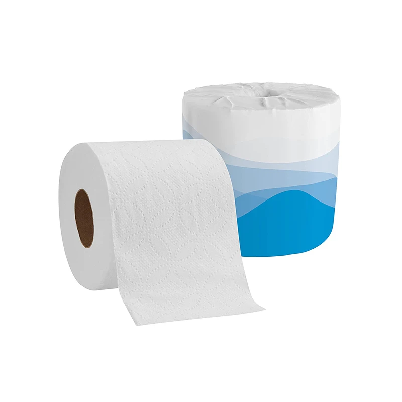 Wholesale Bulk Water Soluble Hygienic 3 Ply Bathroom Tissue Bleached Toilet Paper Roll