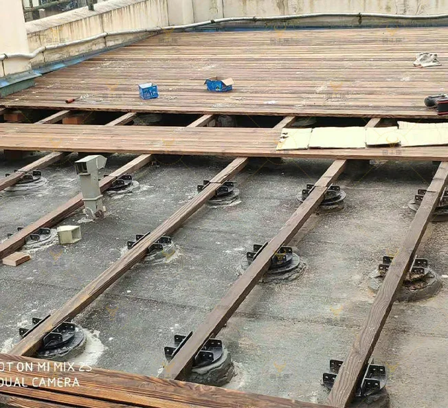 Factory Direct Sales Professional Outdoor Roof Deck Raised Floor Paving Tool Adjustable Deck Pedestals For Floor Leveling