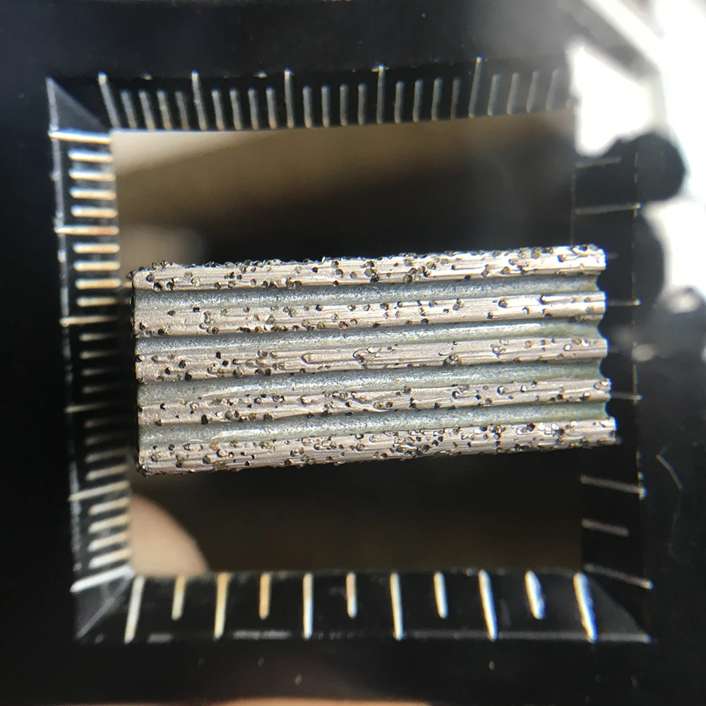 machine for soldering of diamond segments