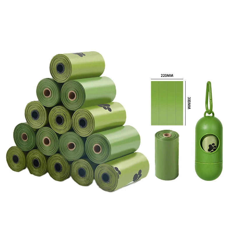 Designed Custom Eco-Friendly Bio Degradable Dog Cornstarch Eco Friendly Compostable Biodegradable Poop Bags For Pets