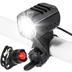 1200 Lumen LED Guide Light For Cyclists 2000 Lumen Super Bright Waterproof LED Light Bicycle Headlamp