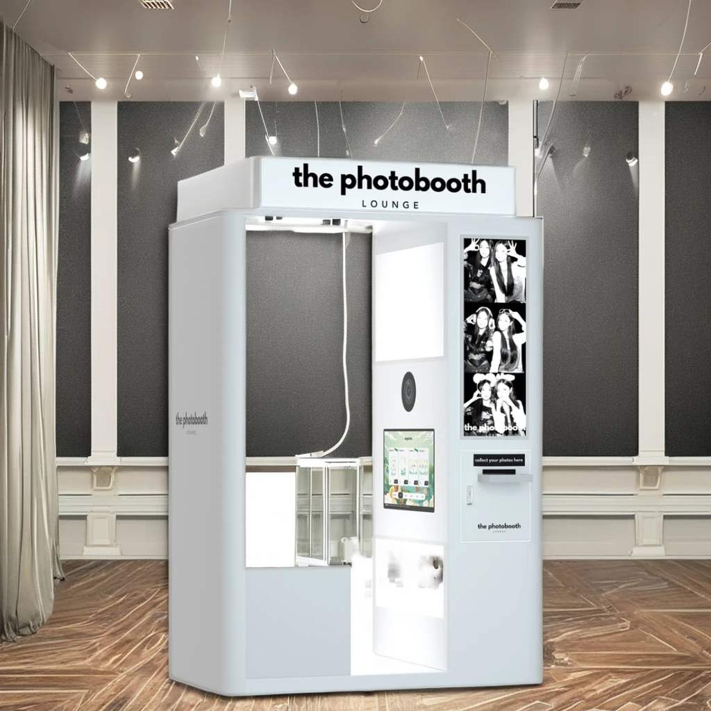 Concise Style Led Photo Booth 21.5 inch Touch Screen Selfie Photo Booth Instant Beauty Magic Mirror Photo Booth With Camera