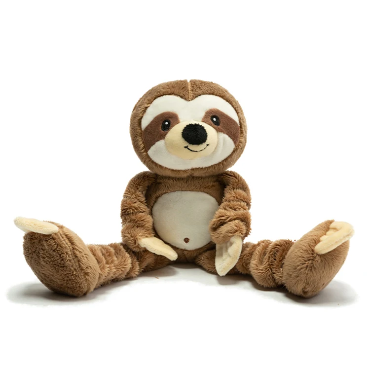 
China Factory Promotion Brown Customers Logo Lazy Custom Vivid Soft Toy 