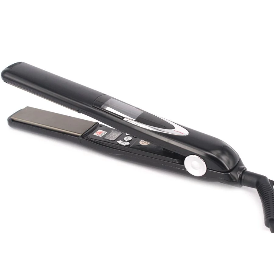 110-240V Dual Voltage Salon Plancha de cabello Hair Straightener Titanium Flat Irons 470 degrees