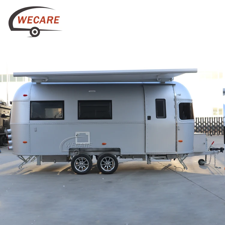 Wecare Personalized Customization Hybrid Campers with Complete Furniture Caravan Travel Trailer RV Camper Van