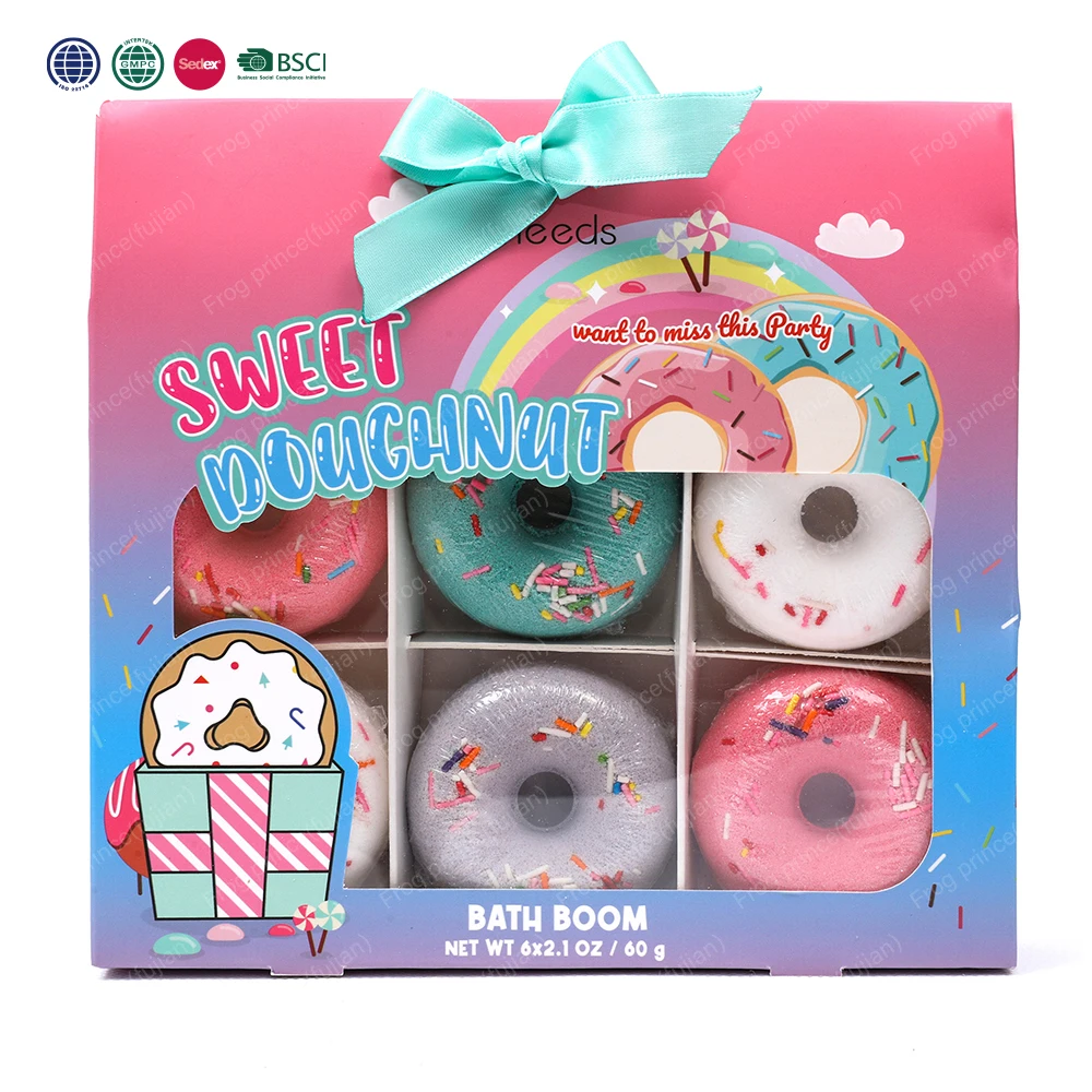 OEM Private Label Rose Scented  Bubble Vegan Bath Fizzy Bath Bomb