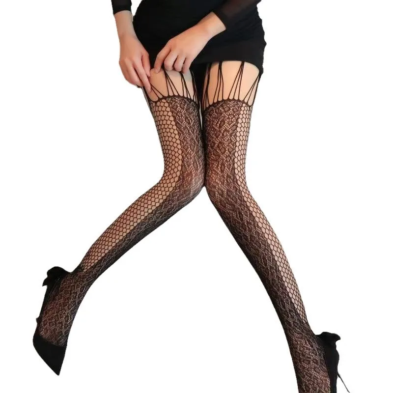 Wholesale Sexy Leopard Sling Hot Hot Sex Women Silk Stockings in Stock Silk Stocking Foot Sexy Stockings