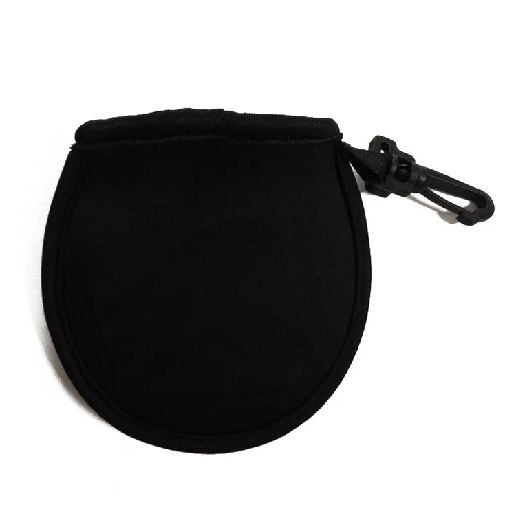 
Professional factory customized neoprene golf ball washer pouch with clip 
