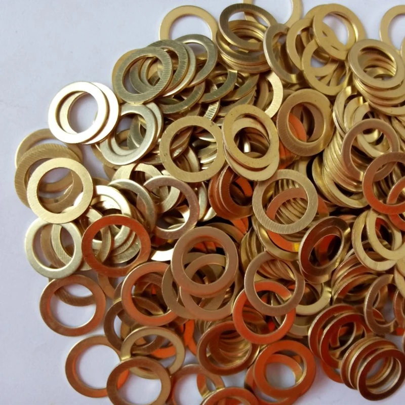 Ассортимент метрических медных шайб