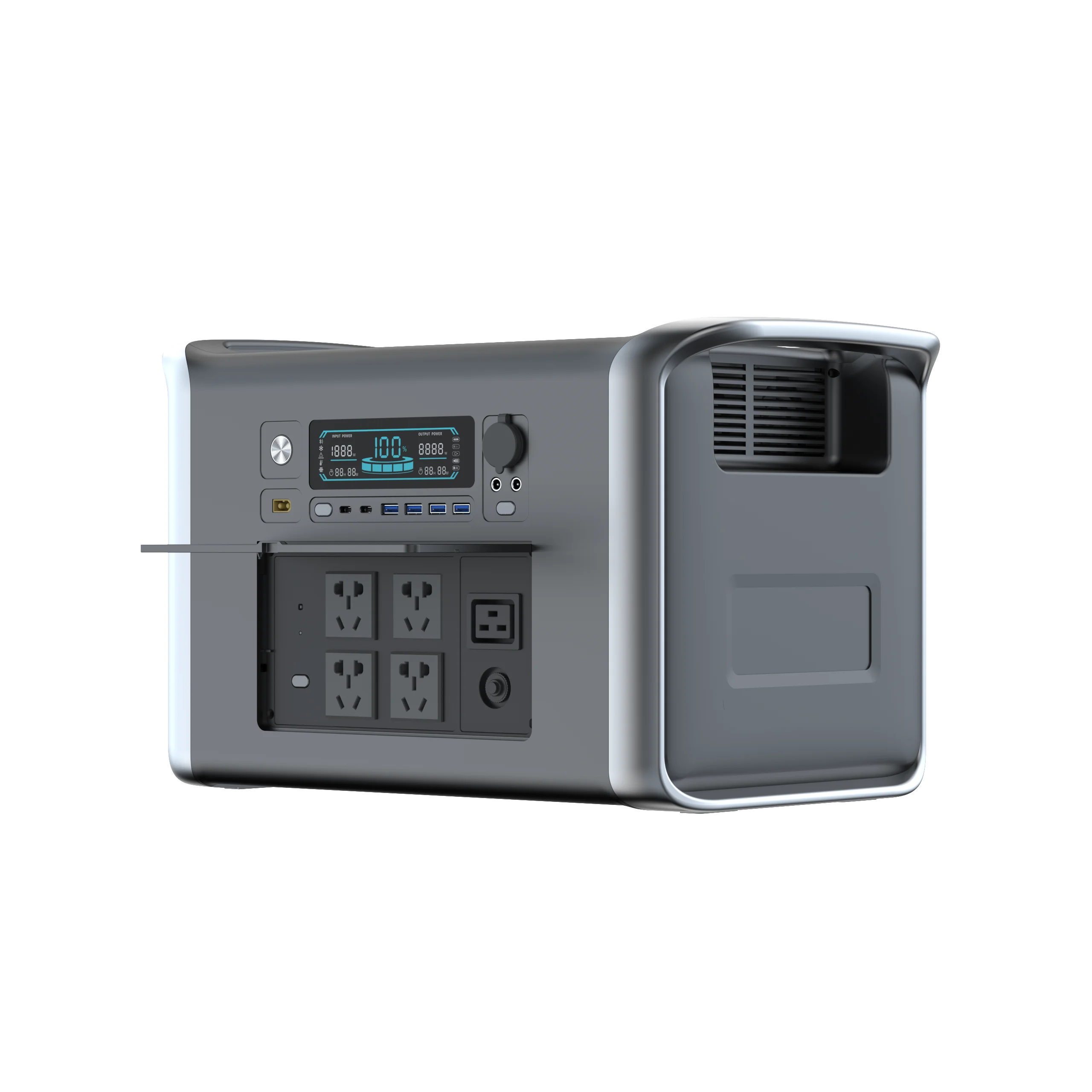 UPS 2600 Вт AC/DC солнечная система аварийный 3000 портативная электростанция портативный солнечный генератор