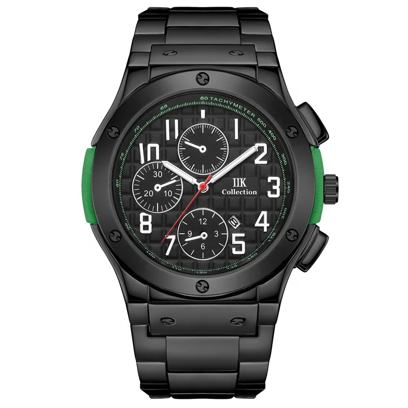 Top Sellers 2018 For Amazon IIK Luxury Watches Chronograph Waterproof Regal Quartz Watch Men Wristwatch
