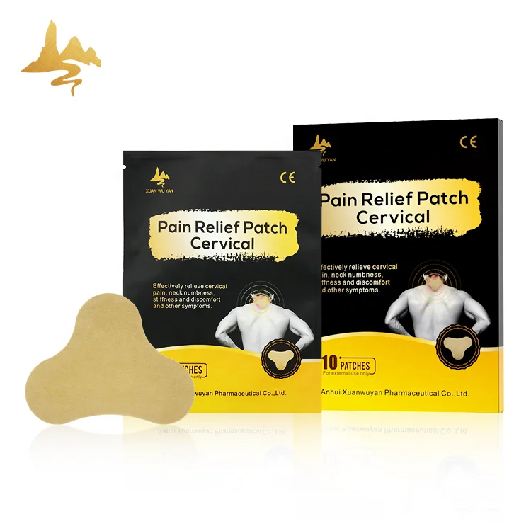 New Product Natural Herbal Wormwood Neck Warmer Plaster Heat Therapy Cervical Vertebra Pain Relief Patches