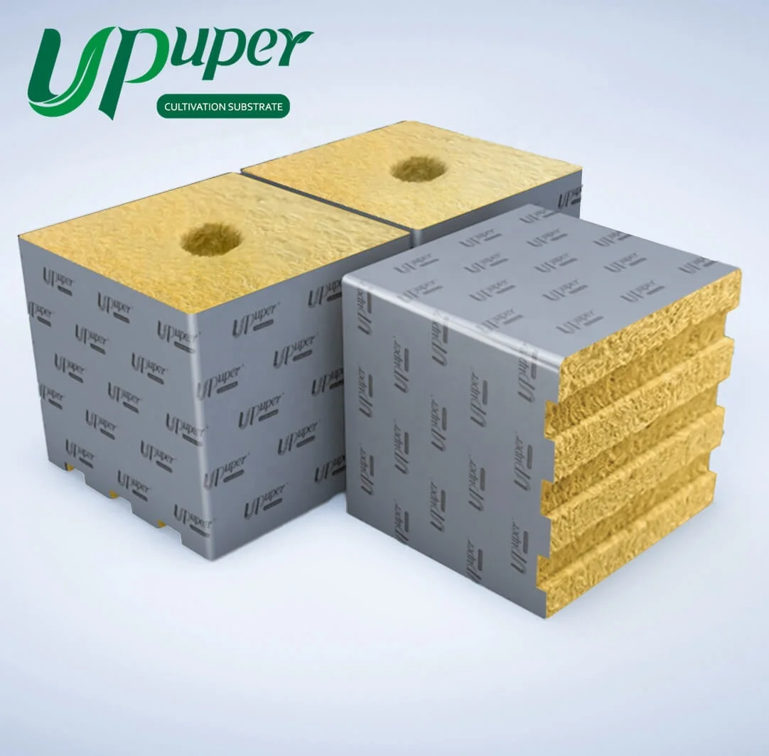 UPuper 6x6 wholesale manufacturers indoor plants planting hydroponic rock wool cubes