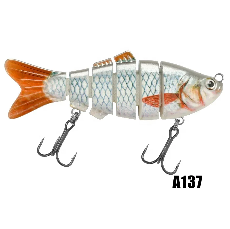 
6 Segment Hard Artificial Bait For Fishing Tackle Lure about 10cm 16g Sinking Wobblers Fishing Lures Jointed Crankbait Swimbait 