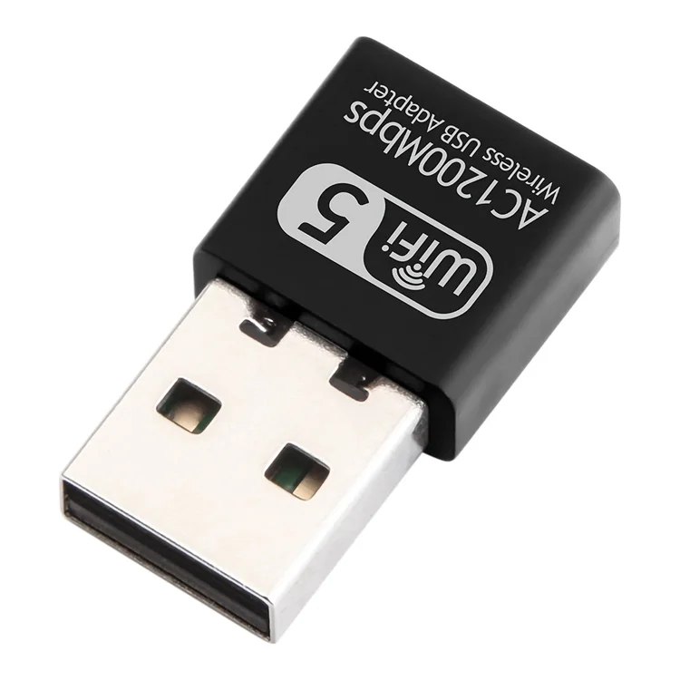802.11AC 1200 Мбит/с двухдиапазонный 5G/2,4G мини Wi-Fi USB адаптер для ПК настольного ноутбука Wi-Fi USB сетевой адаптер