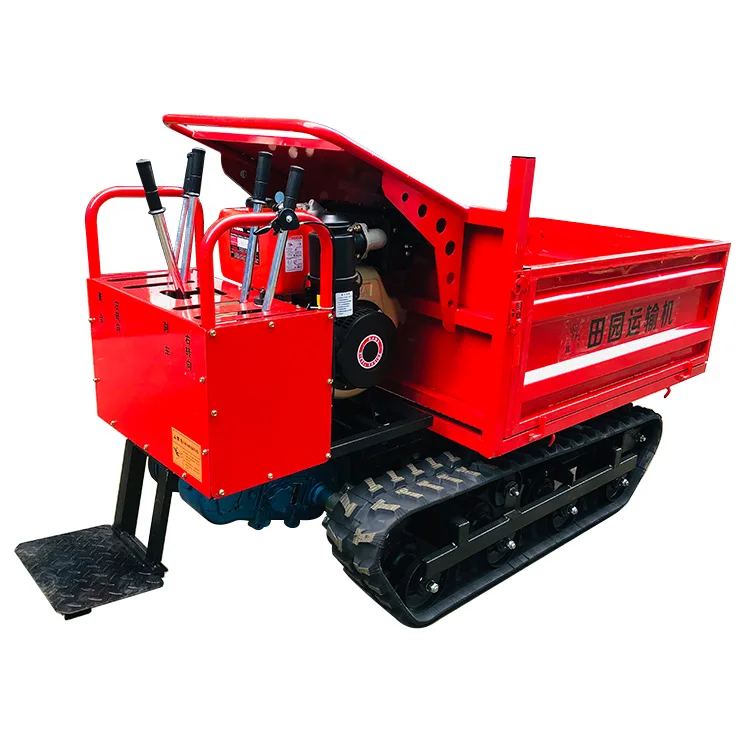
 Hot sale machine electric wheel barrow motor crawler mini dumper  