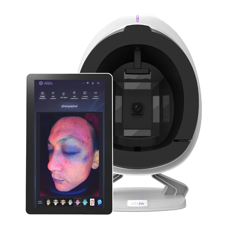 New 3d Smart Facial Skin Diagnostic Analysis Magic Mirror Skin Tester Analyzer Beauty Equipment Skin Care Analysis Machine