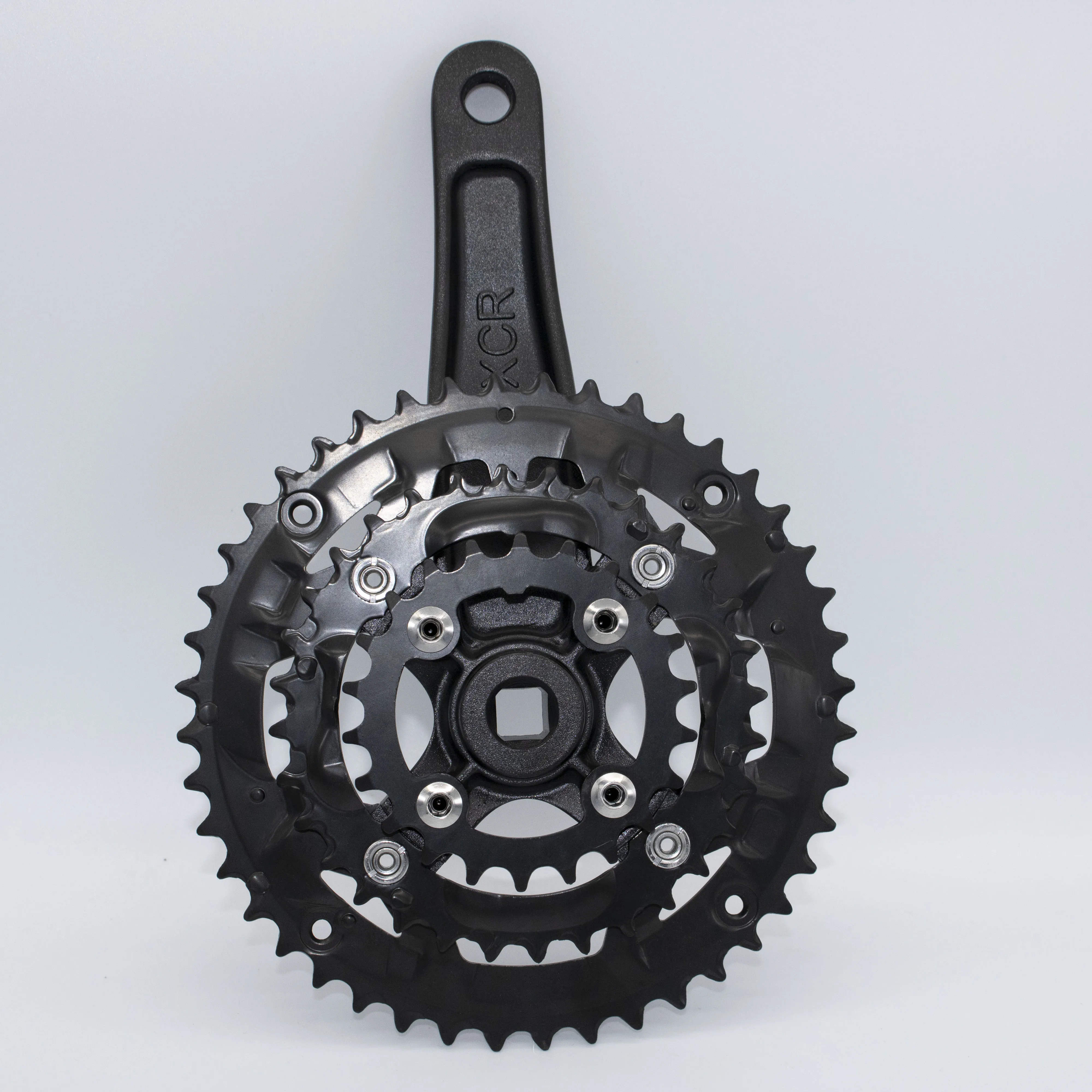 Jiankun Well Designed Chainwheel  24/32/42T Alloy Crank 170mm Crankset Mtb Bcd 104/64mm