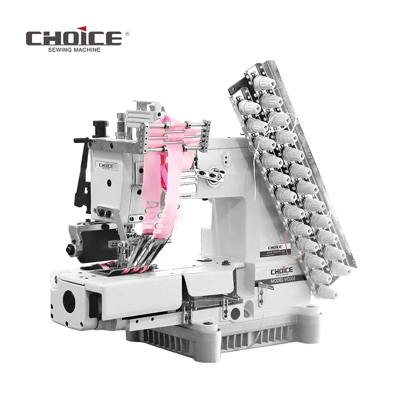 VC008-12064-VPL-DD Cylinder bed industrial 12 needles multi stitch industrial sewing machine