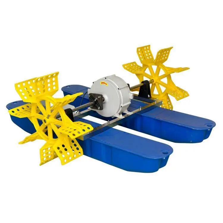 High Quality Fish And Shrimp Pond High Standard Aerator Variable Frequency Brushless Dc Motor Paddle Wheel Aerator