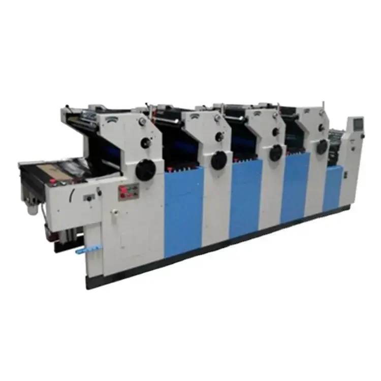 Автоматическая офсетная печатная машина CMYK четыре цвета листовая к листу рекламная брошюра