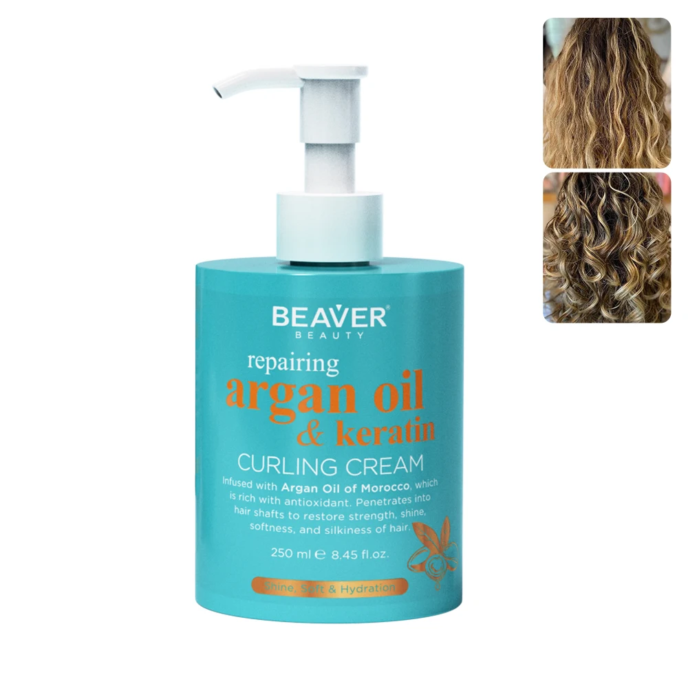 OEM Curl  Cream - Extra Hold - Vitamin E & Silk Proteins Transforms Frizzy Hair to Full,  Sulfate-Free Anti-Frizz Mousse Product